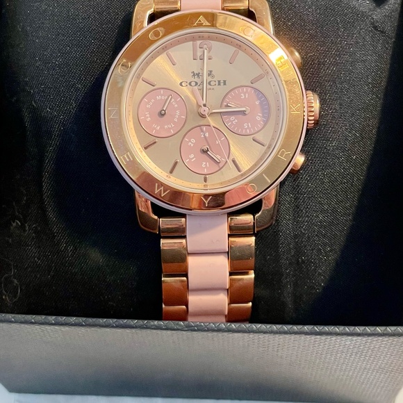 Coach Pink Women's Legacy Sport Multifunction Quartz Watch - Picture 5 of 5